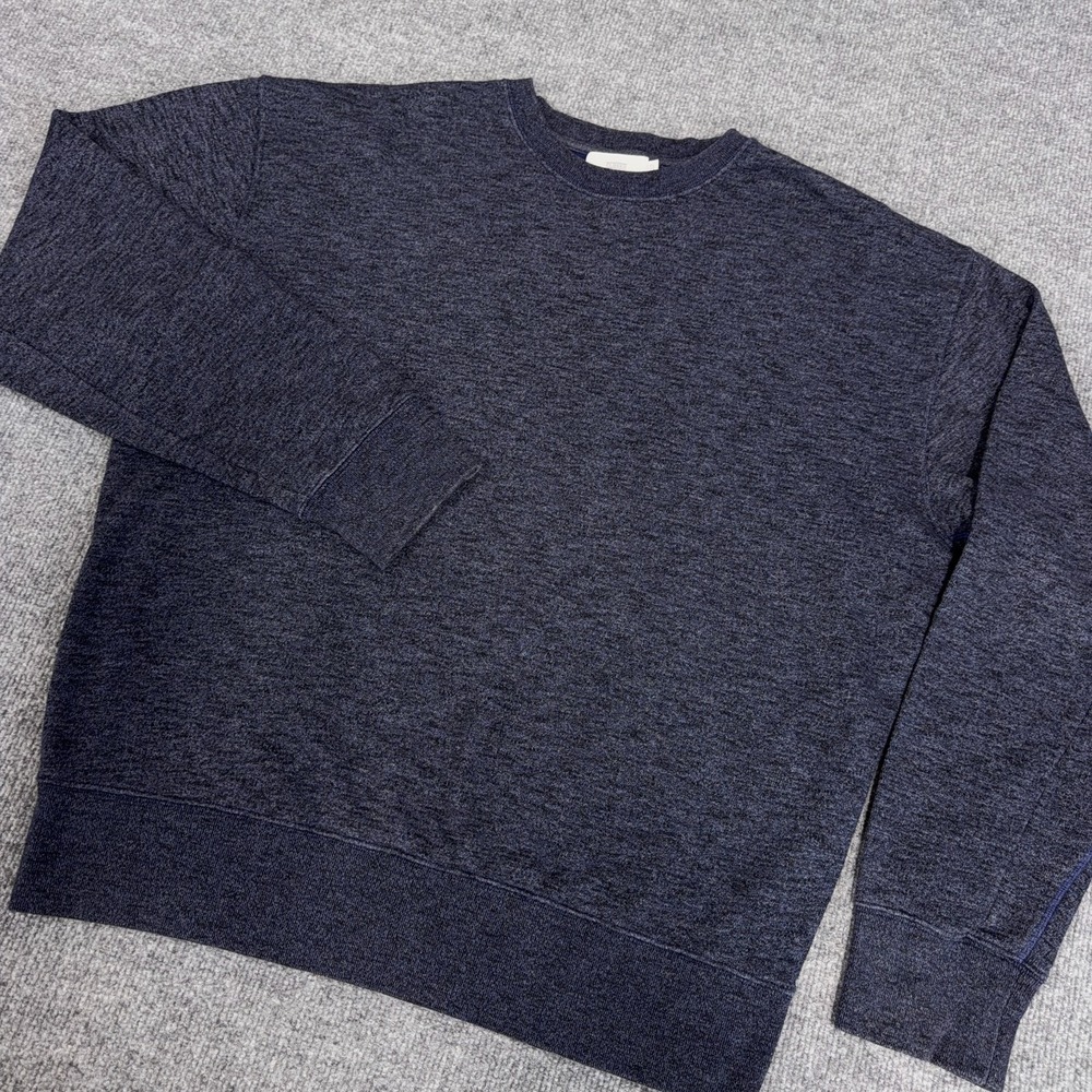 Closed Sweatshirt Mens XL Navy Blue Heather Sweater Designer Turkey Pullover